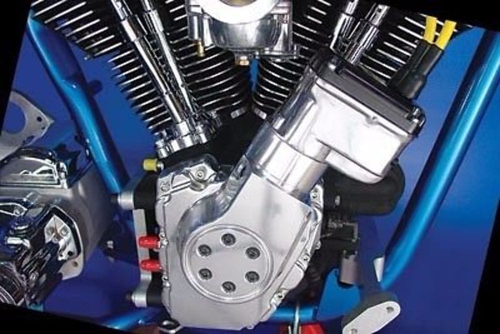 Joe Hunt H-4 Automatic Advance Magneto Billet Sidecover Harley