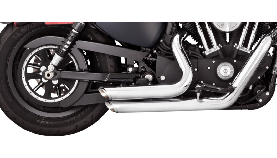 Vance & Hines Shortshots 2-into-2 Exhaust System Pipe Chrome