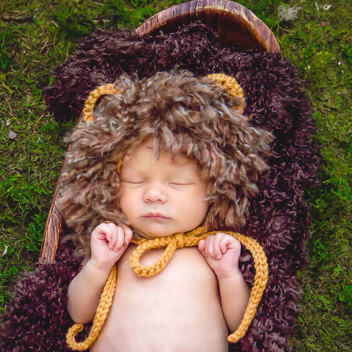 baby lion hat