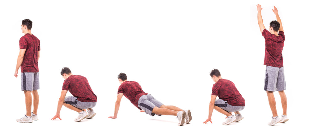 Bodyweight Exercises Burpees – Image from Shutterstock