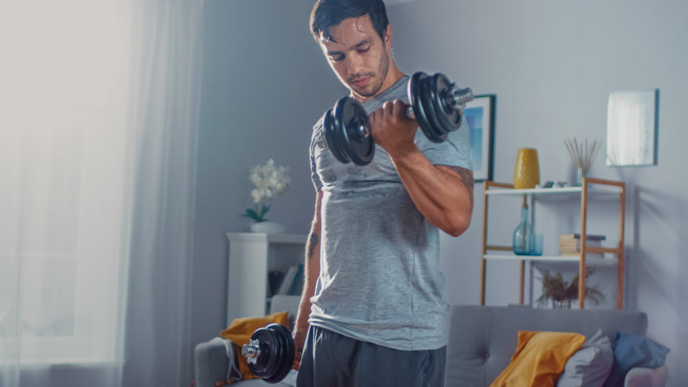Adjustable dumbbell Home workout - Image from Shutterstock