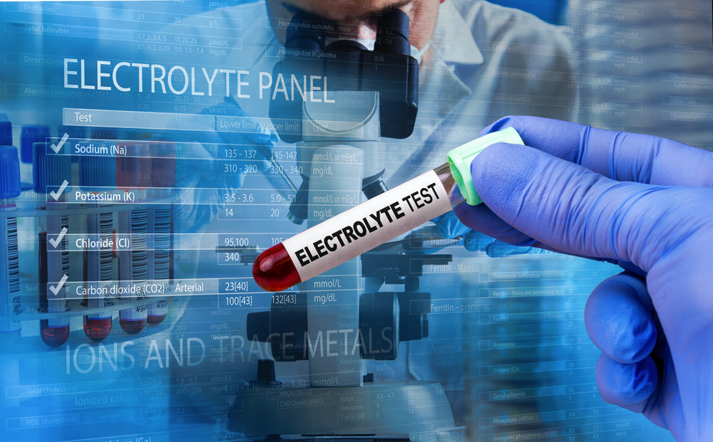Electrolyte test - Image from Shutterstock