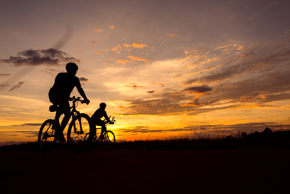 Cyclists at Night—Image from Shutterstock