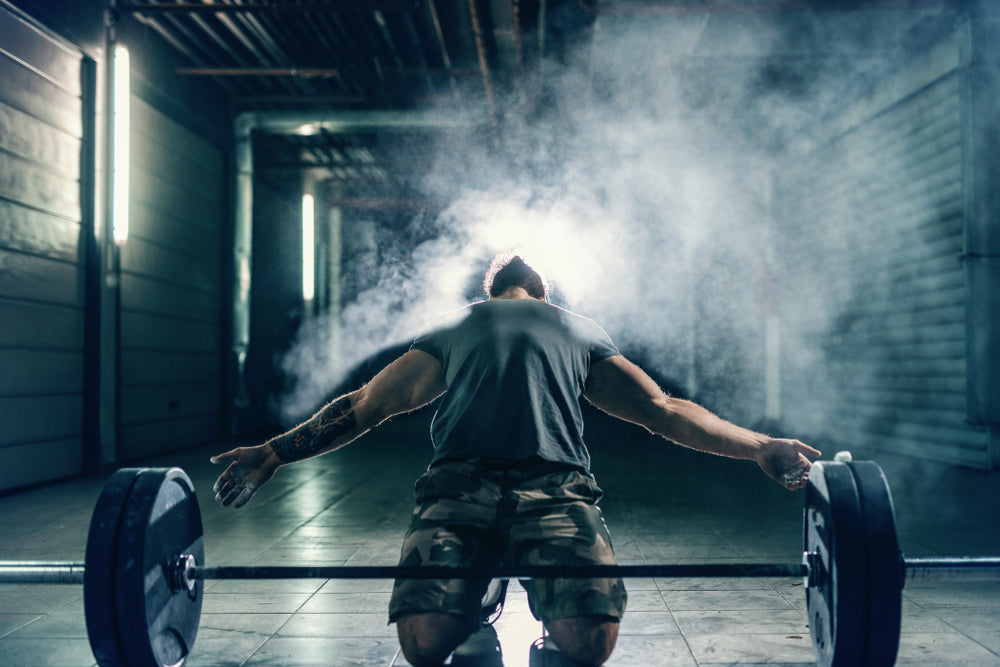 Weightlifting at Night—Image from Shutterstock