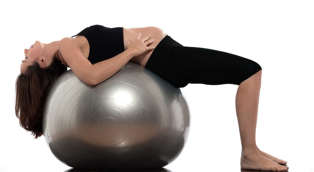 Prenatal Stability Ball Pelvic Tilt