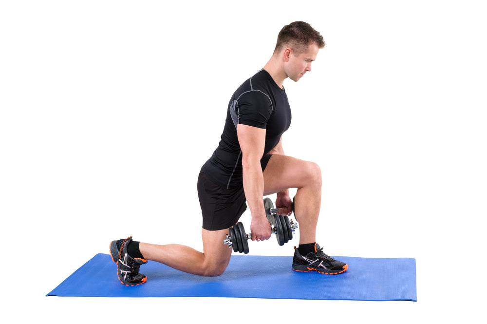 Split Lunge with weights