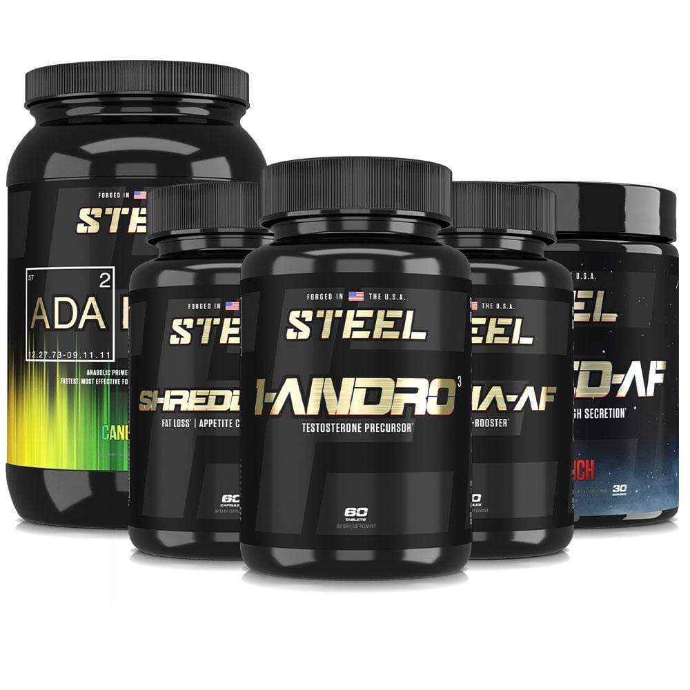 Pre-Workout Bundle with Sweat Mop - Steel Supplements