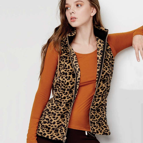 chalecos animal print mujer