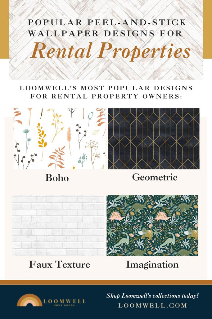 Popular Peel-and-Stick Wallpaper Designs for Rental Properties