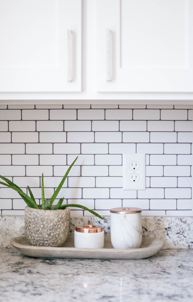 Small Subway Tile Backsplash Loomwell Home Goods