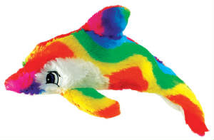 rainbow dolphin stuffed animal