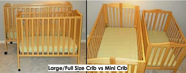 what are the dimensions of a standard crib