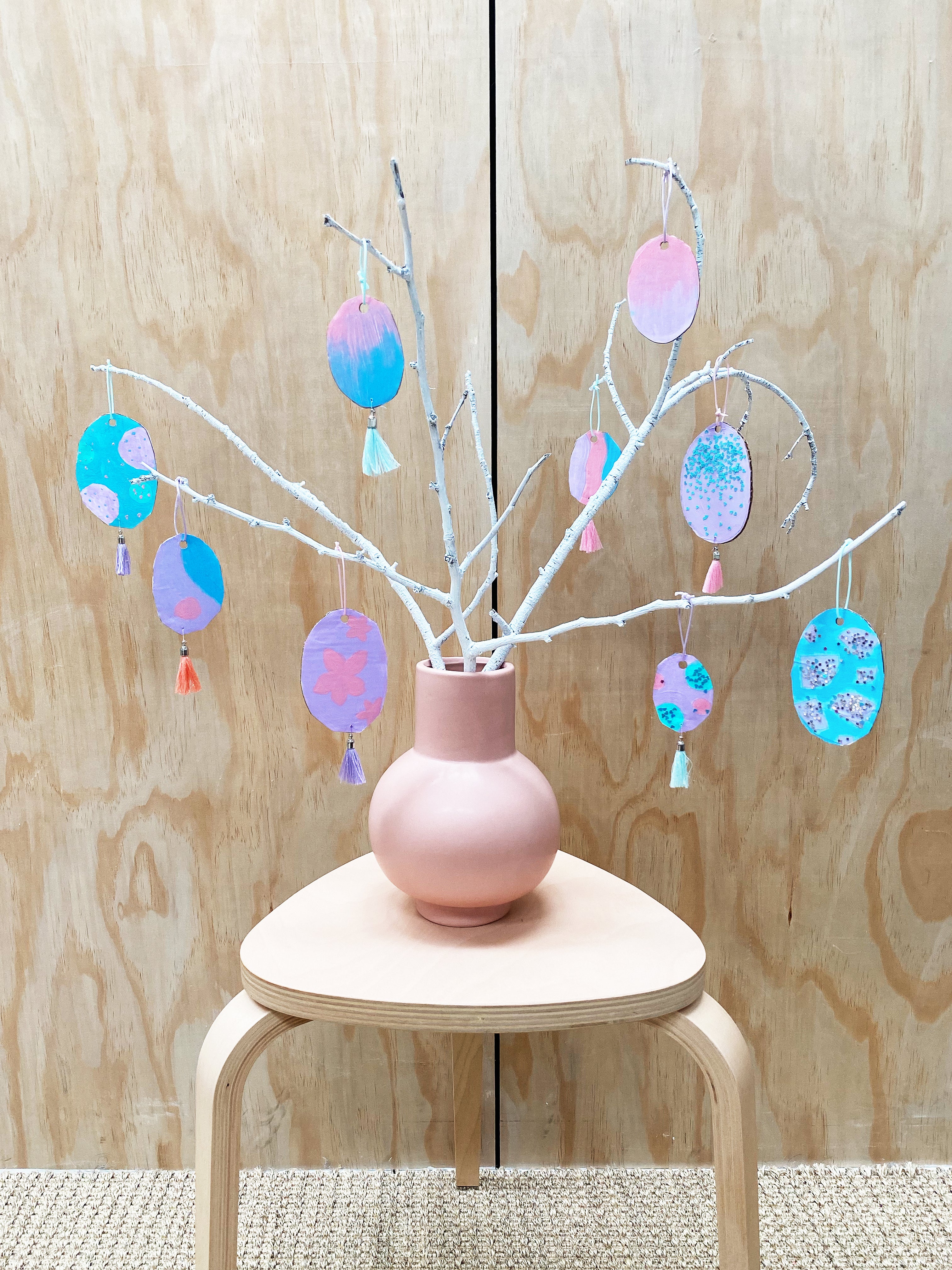 Eva Easter Decorative Tree DIY Craft