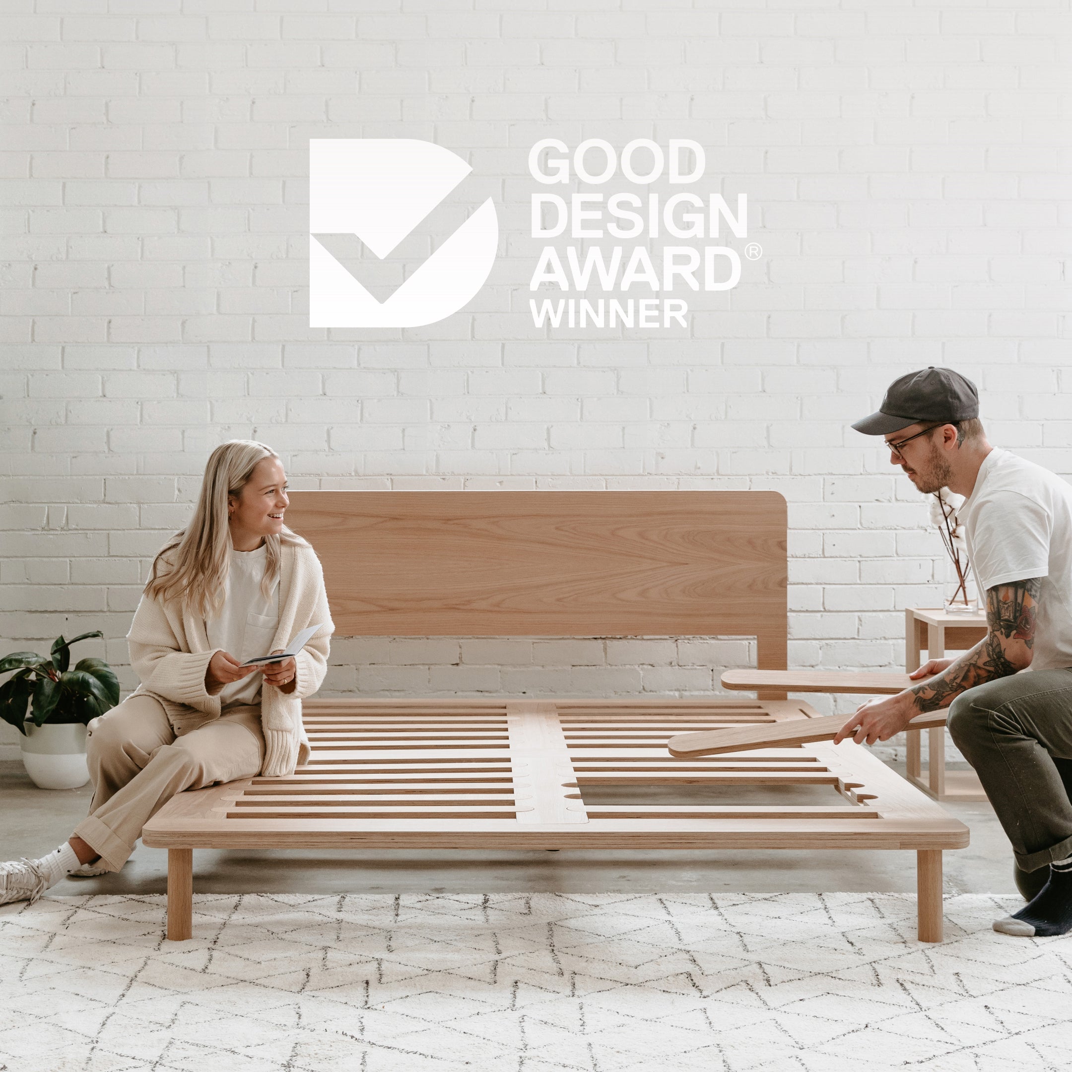 Good Design Award Eva Timber Bed Frame