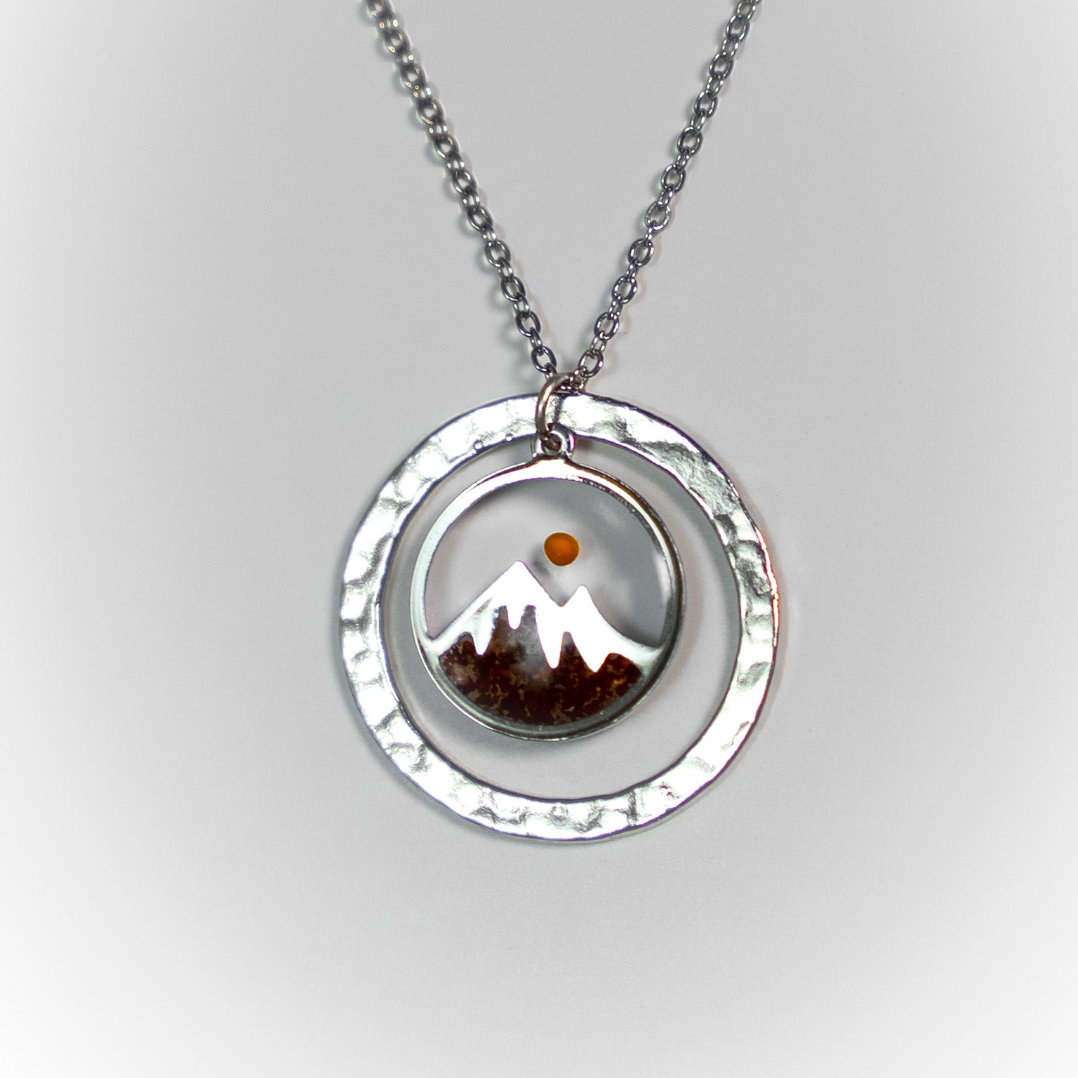 "Faith Like A Mustard Seed" Silver Necklace - Made with Jerusalem Soil and Bethlehem Mustard Seed