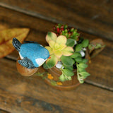 Bird on Watering Can Succulent Planter Flower Pot-Flower Pots & Planters-Cool Home Styling 