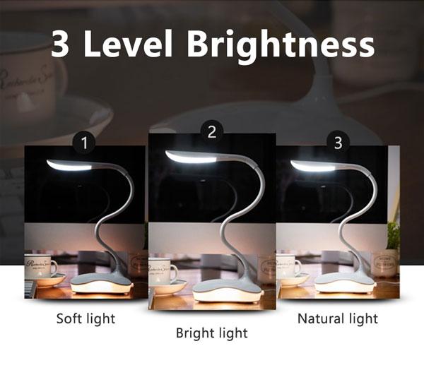 Led Desk Lamp Dimmable Led Table Lamp Study 3 Brightness Level Reading