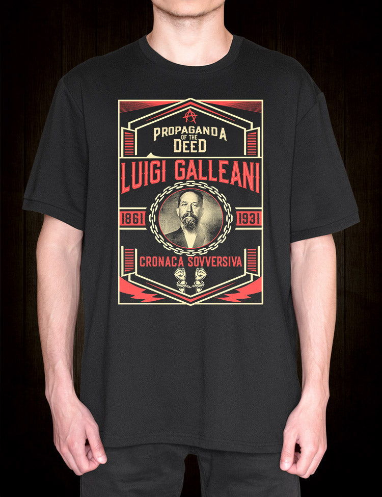 Luigi Galleani Anarchist T-Shirt