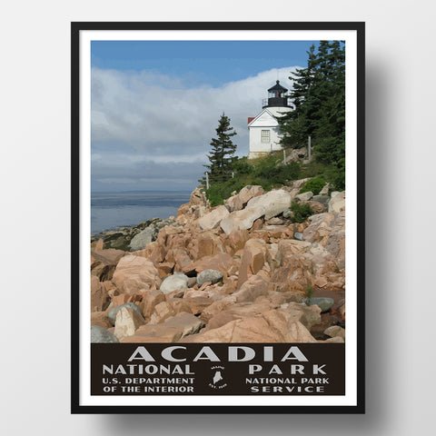 Acadia National Park poster