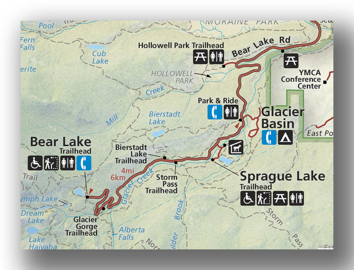 Rocky Mountain National Park map