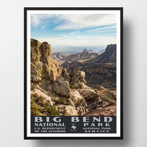 Lost Mine Trail Poster from Big Bend National Park