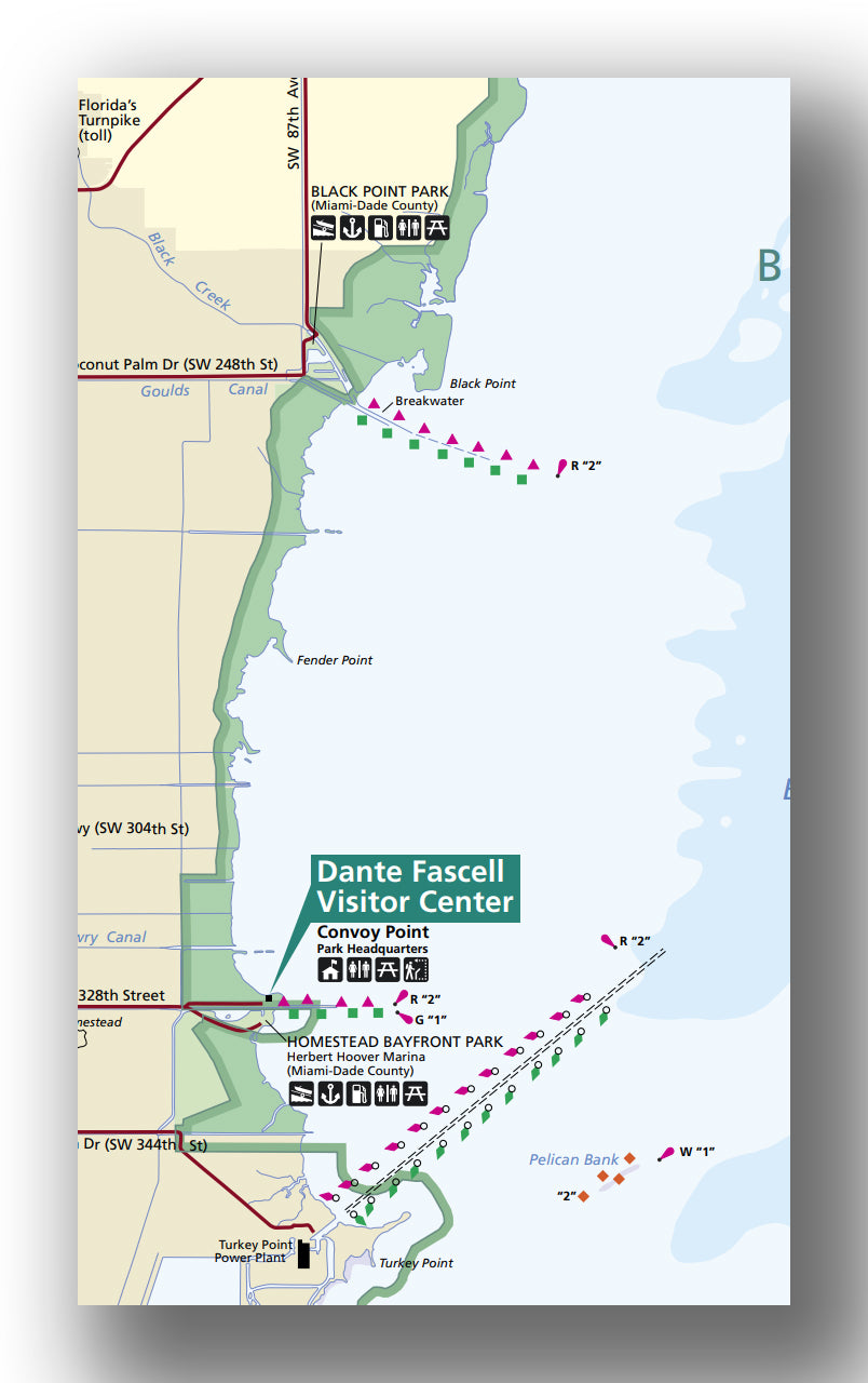 Biscayne National Park Map