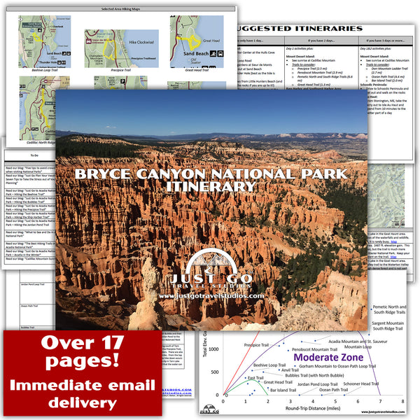bryce canyon national park itinerary