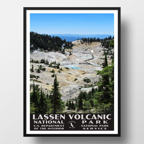 Lassen Volcanic National Park poster