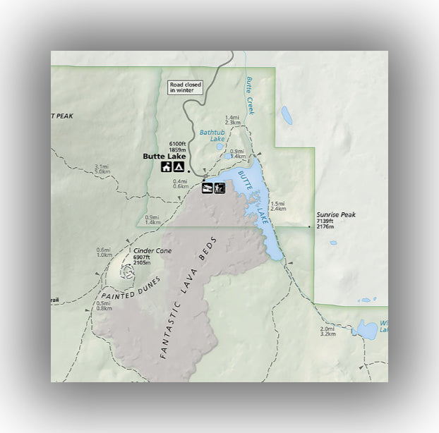 Butte Lake Campground area