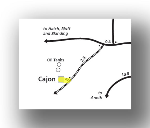 cajon trail map in hovenweep