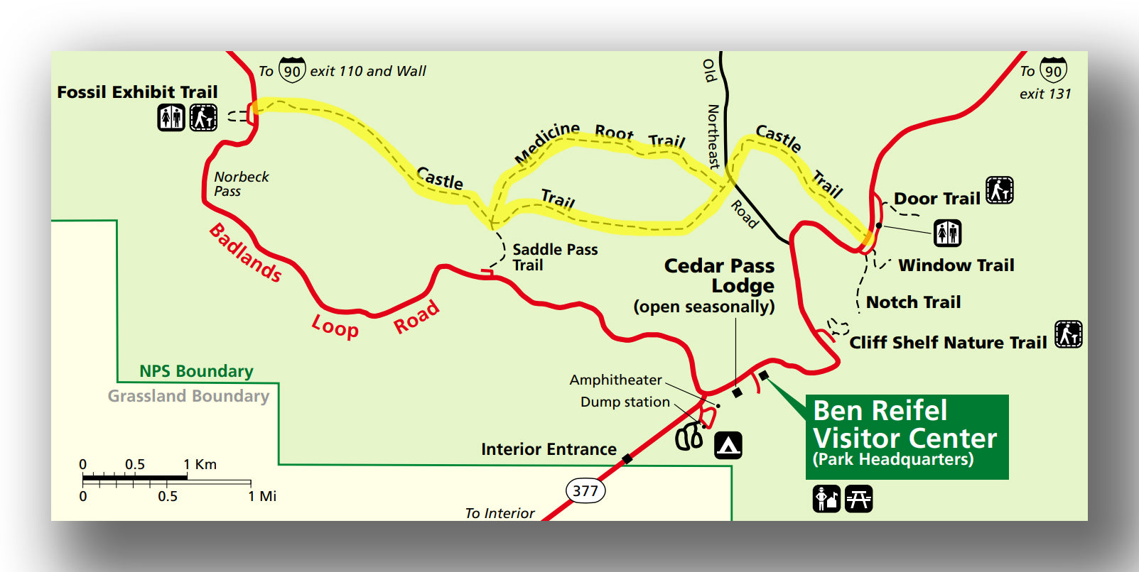 castle trail map