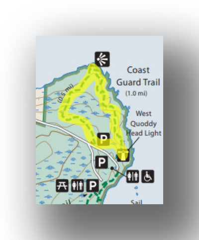 coast guard trail map