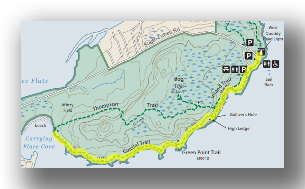 coastal trail map