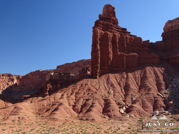 Chimney Rock in Capitol Reef National Park