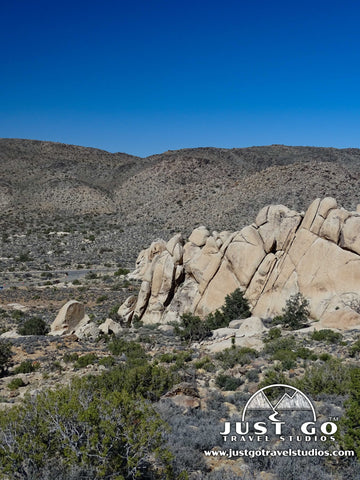 Rock formations on the Ryan Mountain Trail in Joshua Tree National Park