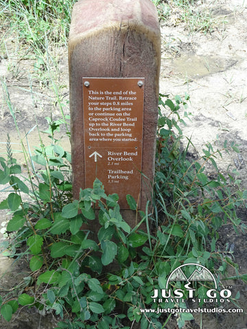 Leaving the Caprock Coulee Nature Trail