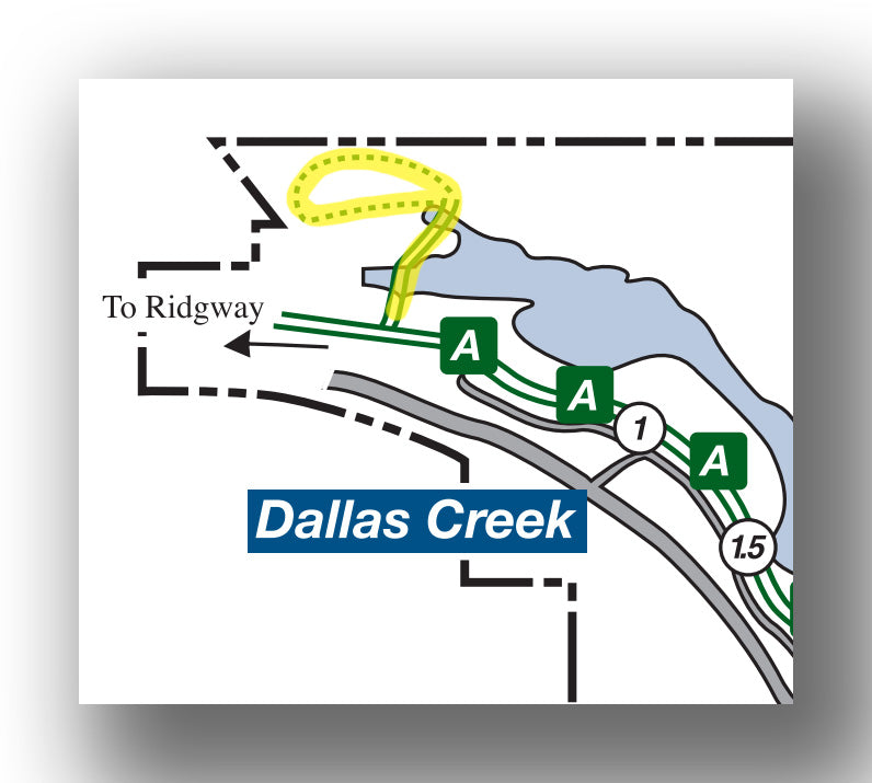 dallas creek trail map