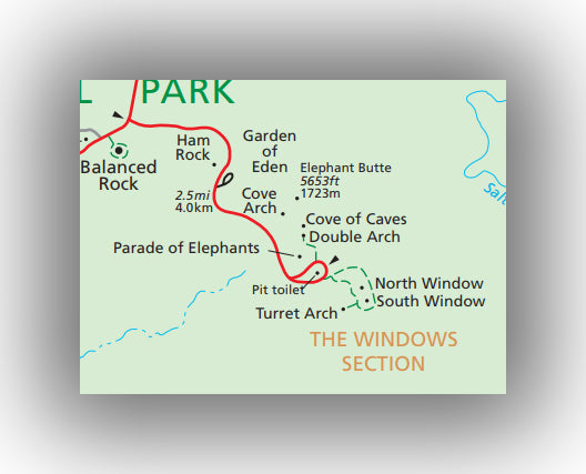 Double Arch Trail Map