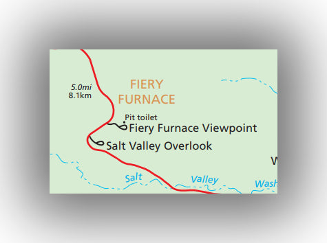 Fiery Furnace Trail Map