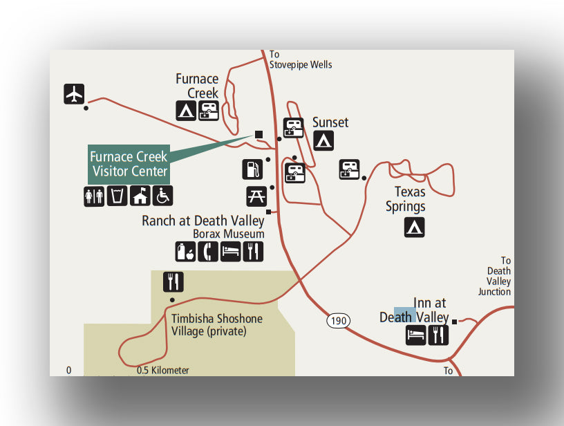 Furnace Creek map