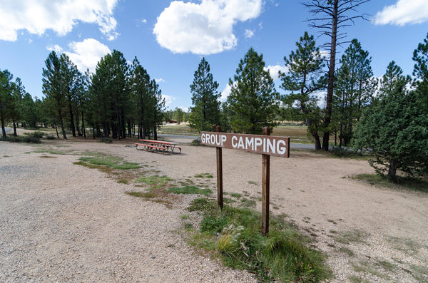 Bryce Canyon National Park Group camping area