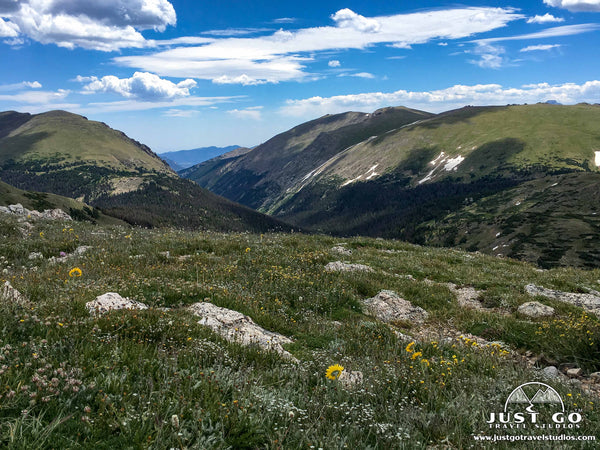 alpine trail in rocky mountain national park