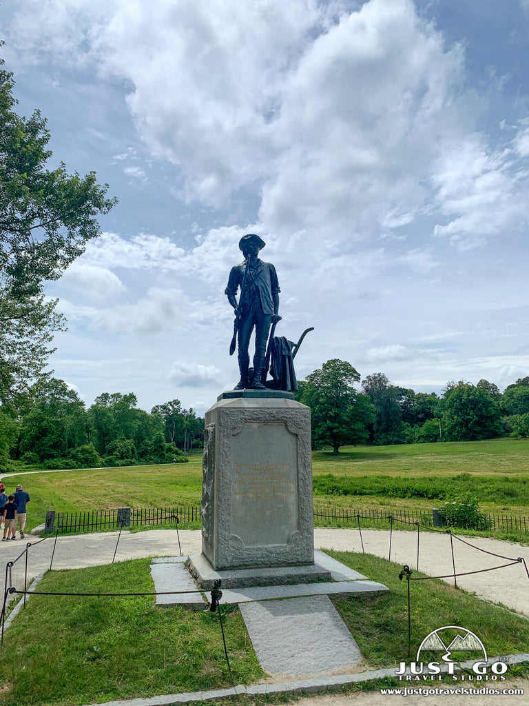 Minute Man Statue in Minute Man National Historical Park