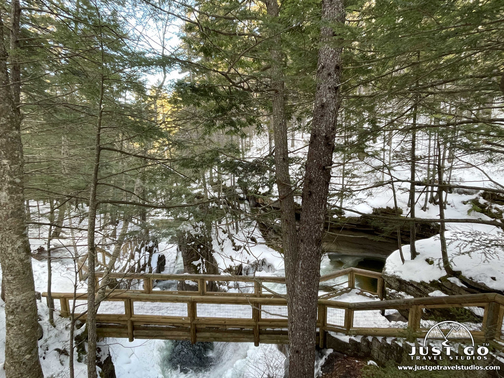 Sabbaday Falls in White Mountain National Forest