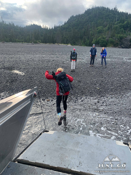 grewingk glacier trail in kachemak bay state park