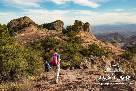 The top of the Lost Mine Trail in Big Bend National Park