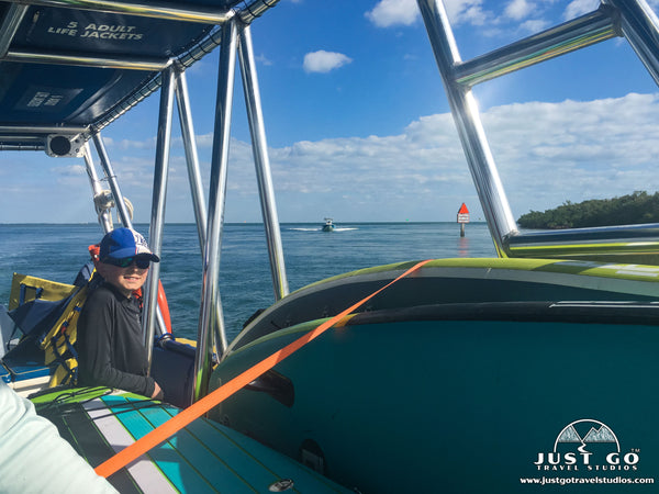 Boating in Biscayne National Park