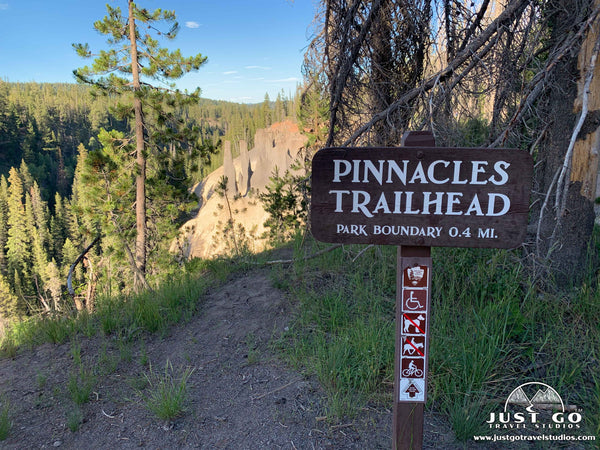 Pinnacles Trailhead in Crater Lake National Park