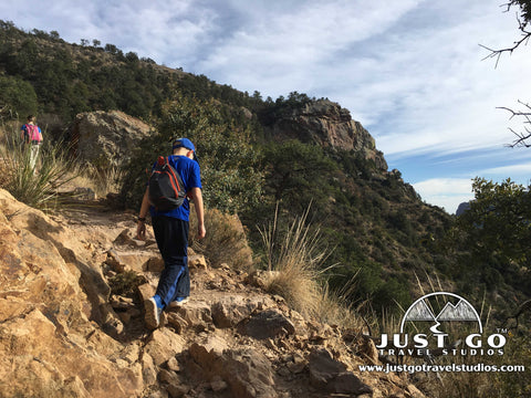 Switchbacks on the Lost Mine Trail