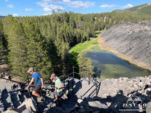 Big Obsidian Flow in Newberry National Volcanic Monument